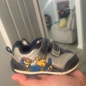 Kids Cartoon Character Shoes - Gray and Black